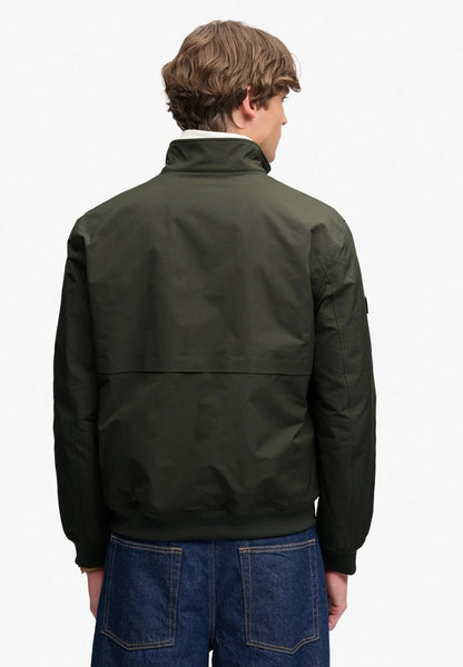 Superdry Campus Padded Harrington Jacket - Surplus Goods Olive Green