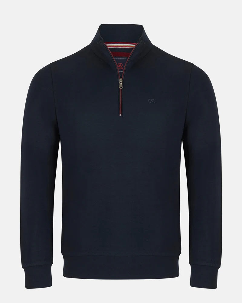 Andre Canada Half Zip Sweater - Navy