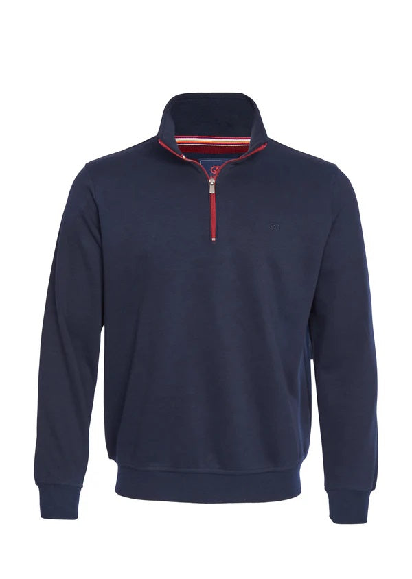 Andre Canada Half Zip Sweater - Navy