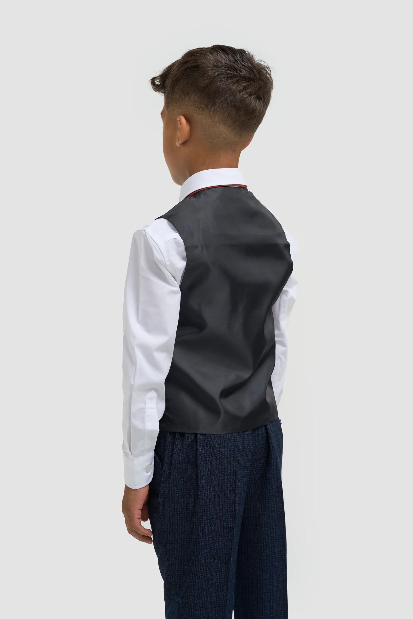 Boys Cavani Tailored Fit Cardi 3 Piece Suit - Navy