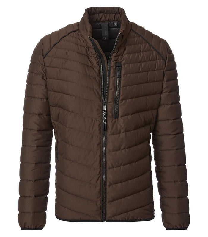 Casa Moda Quilted Casual Jacket - Brown