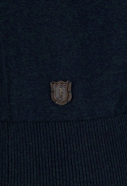 6th Sense Cash Crew Neck Sweater - Marine