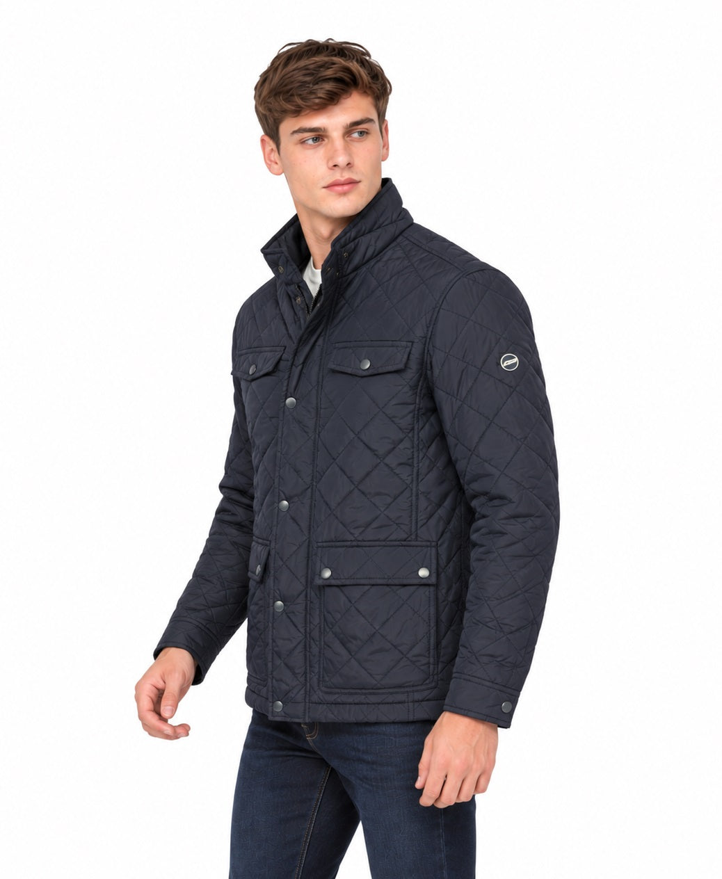 Dario Beltran Light Weight Casual Jacket - Navy