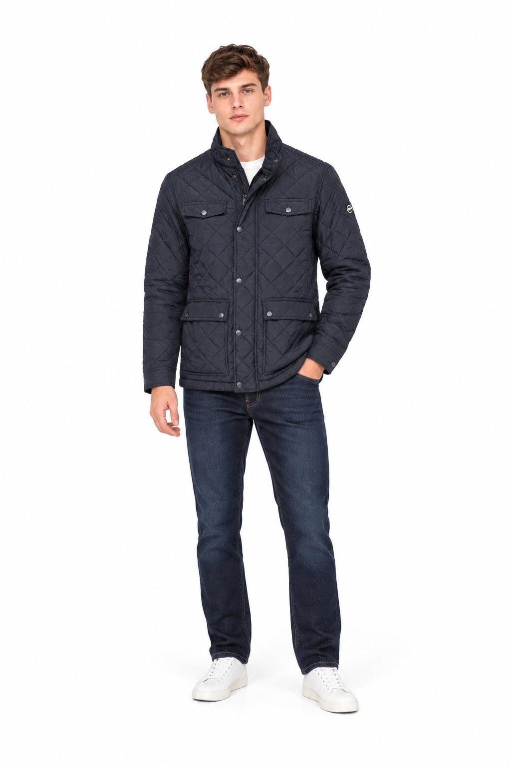 Dario Beltran Light Weight Casual Jacket - Navy