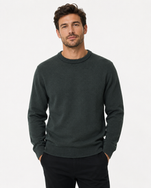White Label Hunter Crew Neck Sweater - Green
