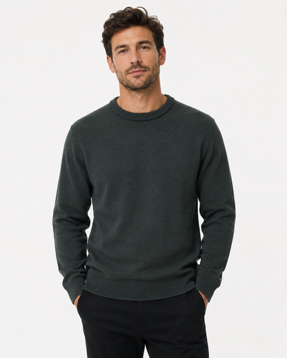White Label Hunter Crew Neck Sweater - Green