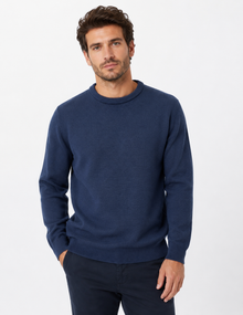 White Label Hunter Crew Neck Sweater - Blue