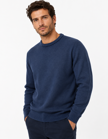 White Label Hunter Crew Neck Sweater - Blue