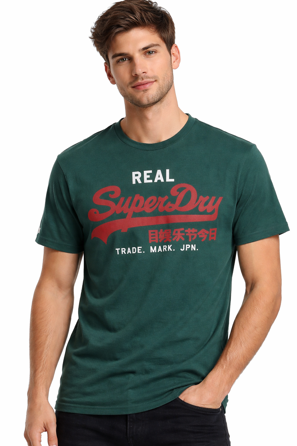 Superdry Vintage Logo Classic T-Shirt - Varsity Green