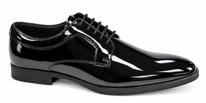 Pope Mens Silverdale Patent Dress Shoe - Coal Patent