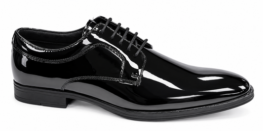 Pope Mens Silverdale Patent Dress Shoe - Coal Patent