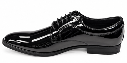 Pope Mens Silverdale Patent Dress Shoe - Coal Patent