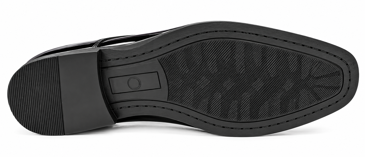 Pope Mens Silverdale Patent Dress Shoe - Coal Patent