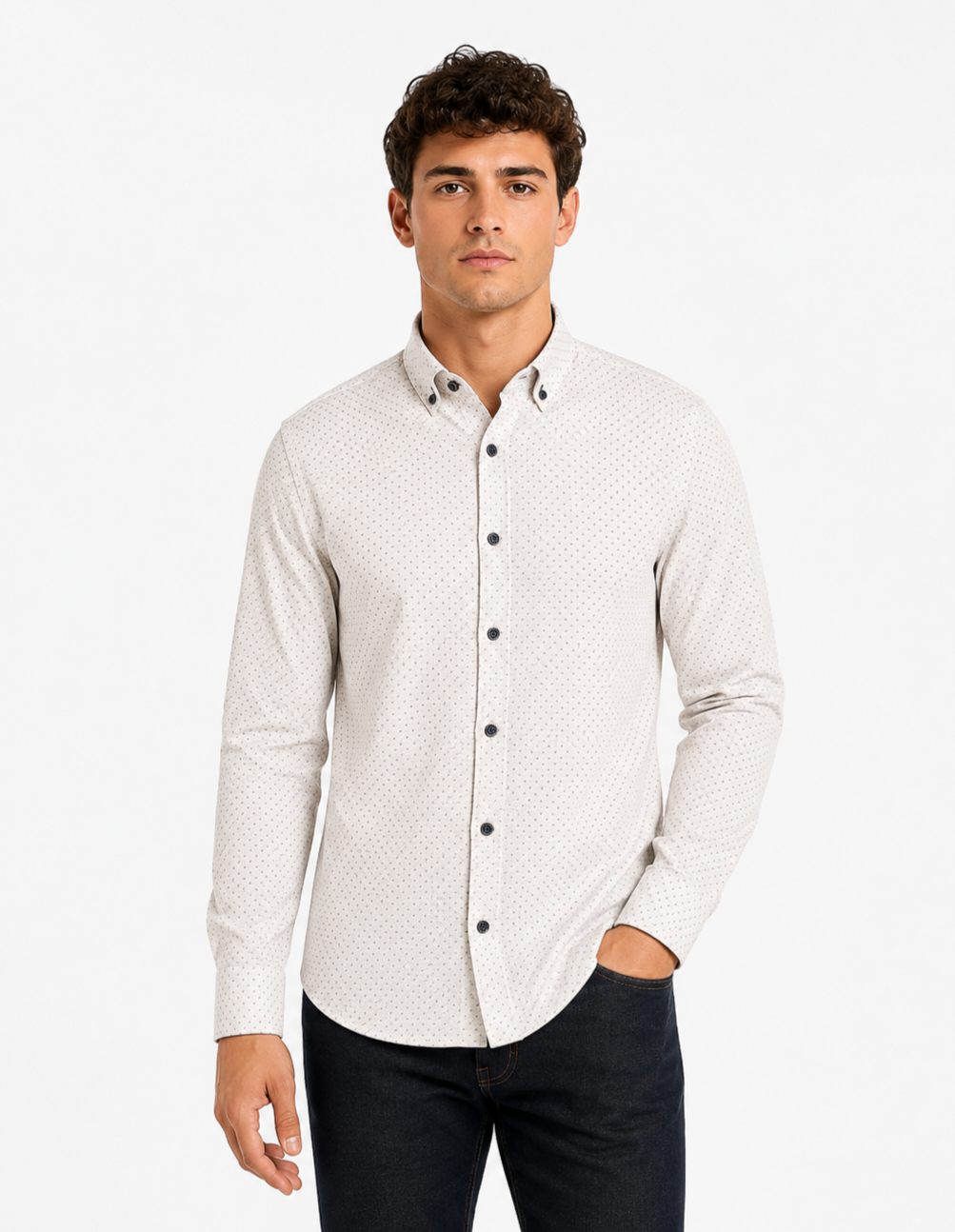 Advise House Of Fashion Long Sleeve Shirt AD-930 - Tan