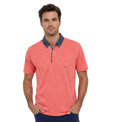 Dario Beltran Short Sleeve Polo - Red