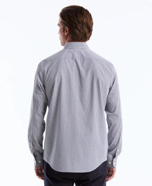Original Penguin Long Sleeve Gingham Check Shirt - Sargasso Sea