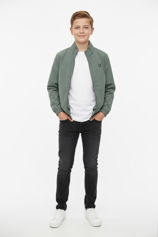 Boys XV Kings Coffs Harbour Casual Jacket - Cedar Green