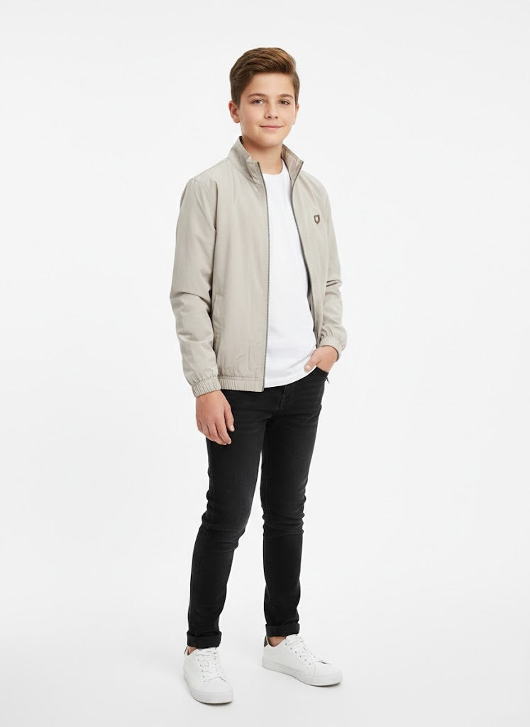 Boys XV Kings Coffs Harbour Casual Jacket - Ecru