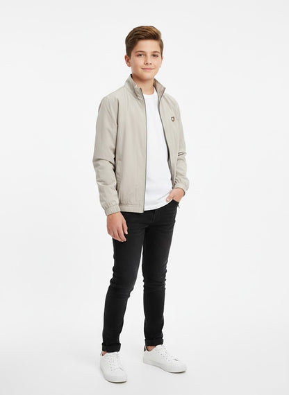 Boys XV Kings Coffs Harbour Casual Jacket - Ecru