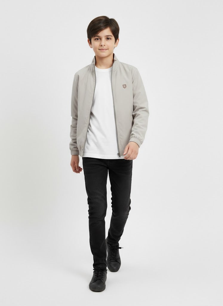 Boys XV Kings Coffs Harbour Casual Jacket - Ecru