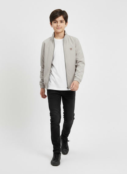 Boys XV Kings Coffs Harbour Casual Jacket - Ecru
