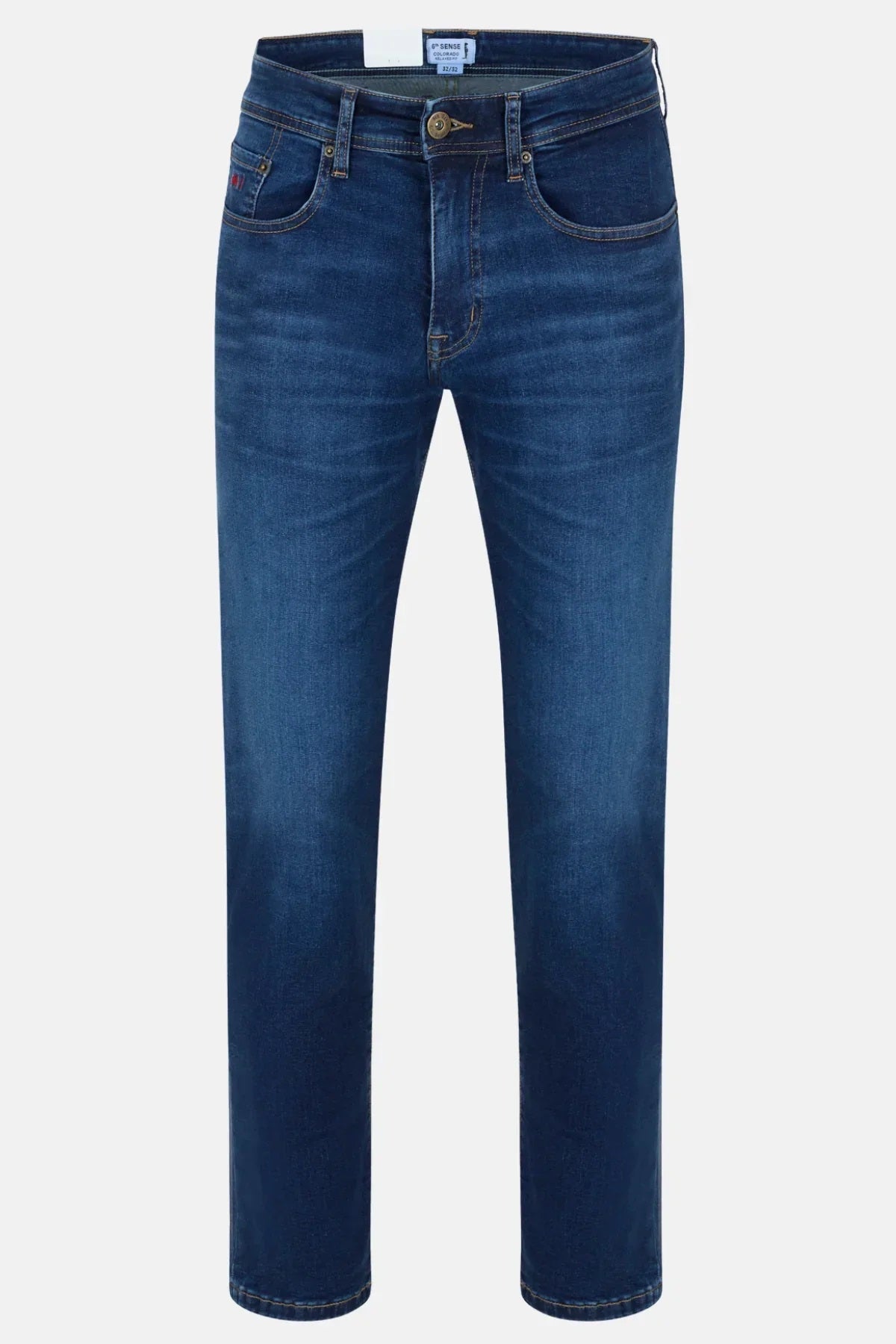6th Sense Colorado Relaxed Fit Stretch Jeans - Admiral