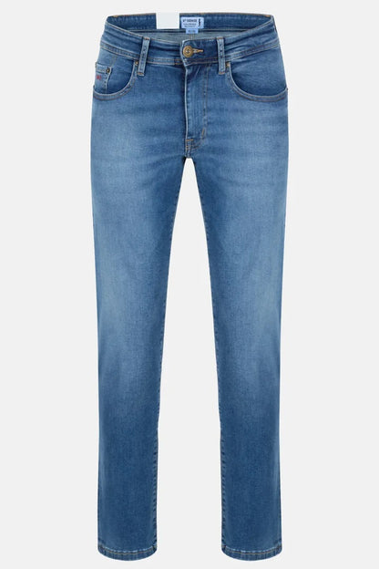 6th Sense Colorado Relaxed Fit Stretch Jeans - Azure