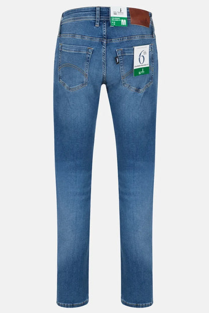 6th Sense Colorado Relaxed Fit Stretch Jeans - Azure