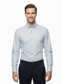 Gilded Gentlemen Long Sleeve Casual Shirt - 3 Teal