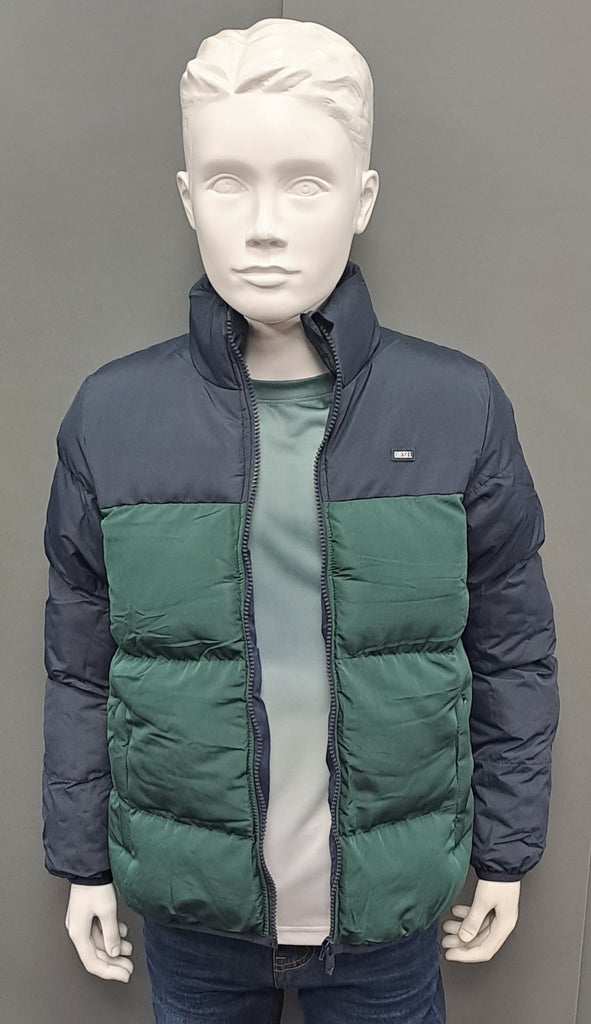 Boys Diesel Conlan Padded Casual Jacket  - Green