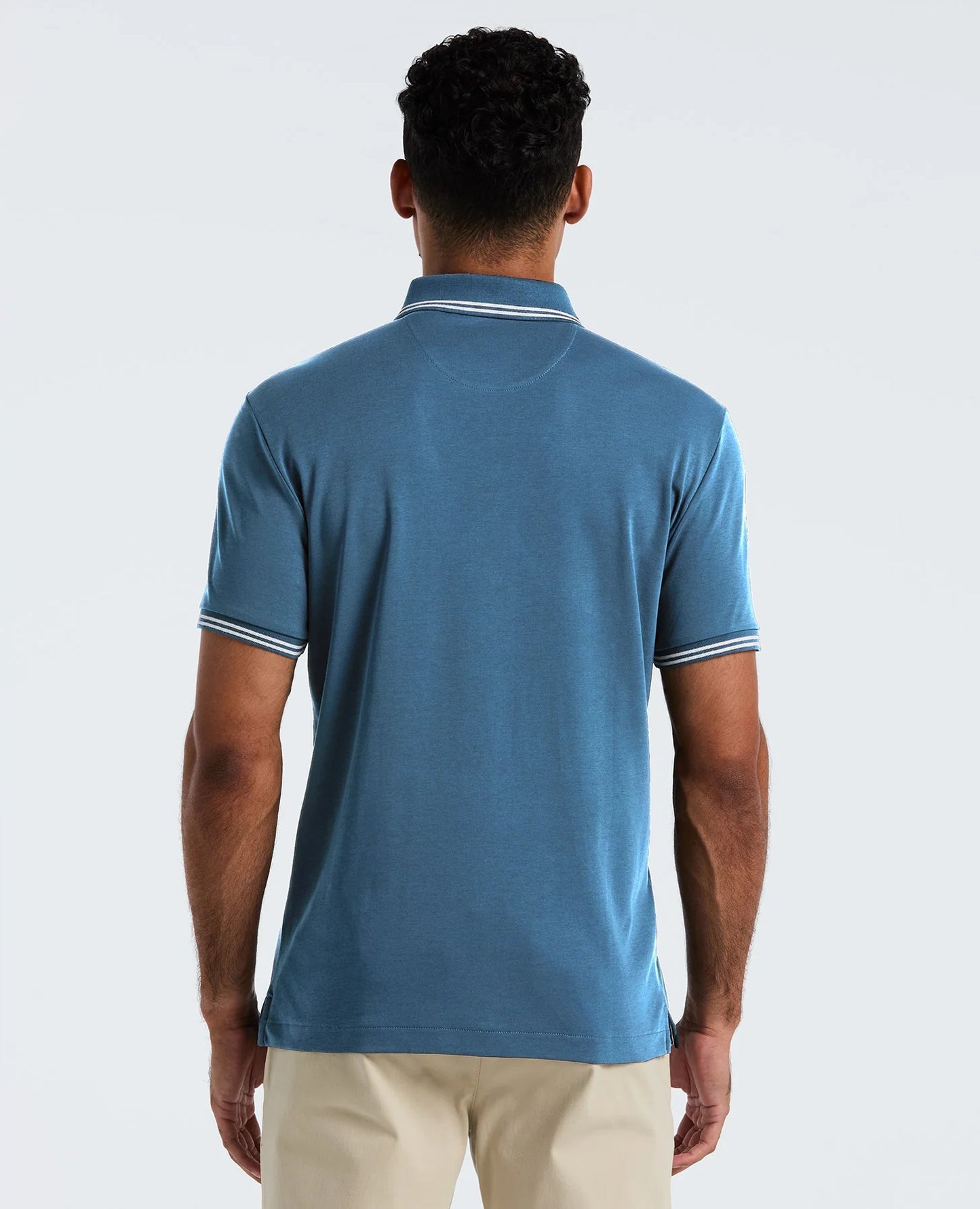 Original Penguin Icon Tipped Polo Shirt - Copen Blue