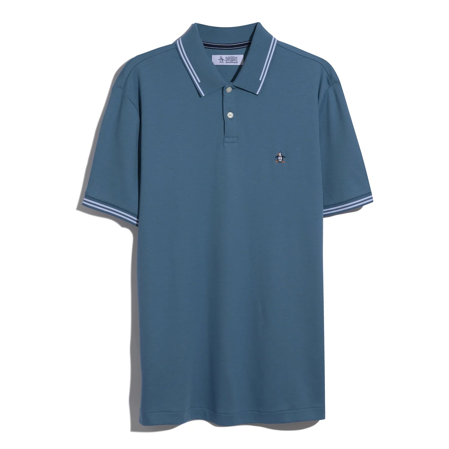 Original Penguin Icon Tipped Polo Shirt - Copen Blue