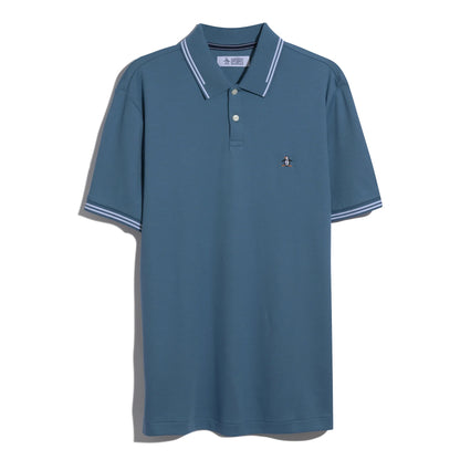 Original Penguin Icon Tipped Polo Shirt - Copen Blue