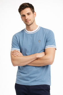 Original Penguin Icons Pique T-Shirt - Copen Blue