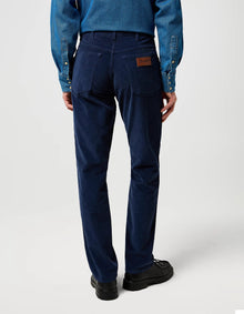 Wrangler Texas Slim Corduroy Jeans 822 - Mood Indigo