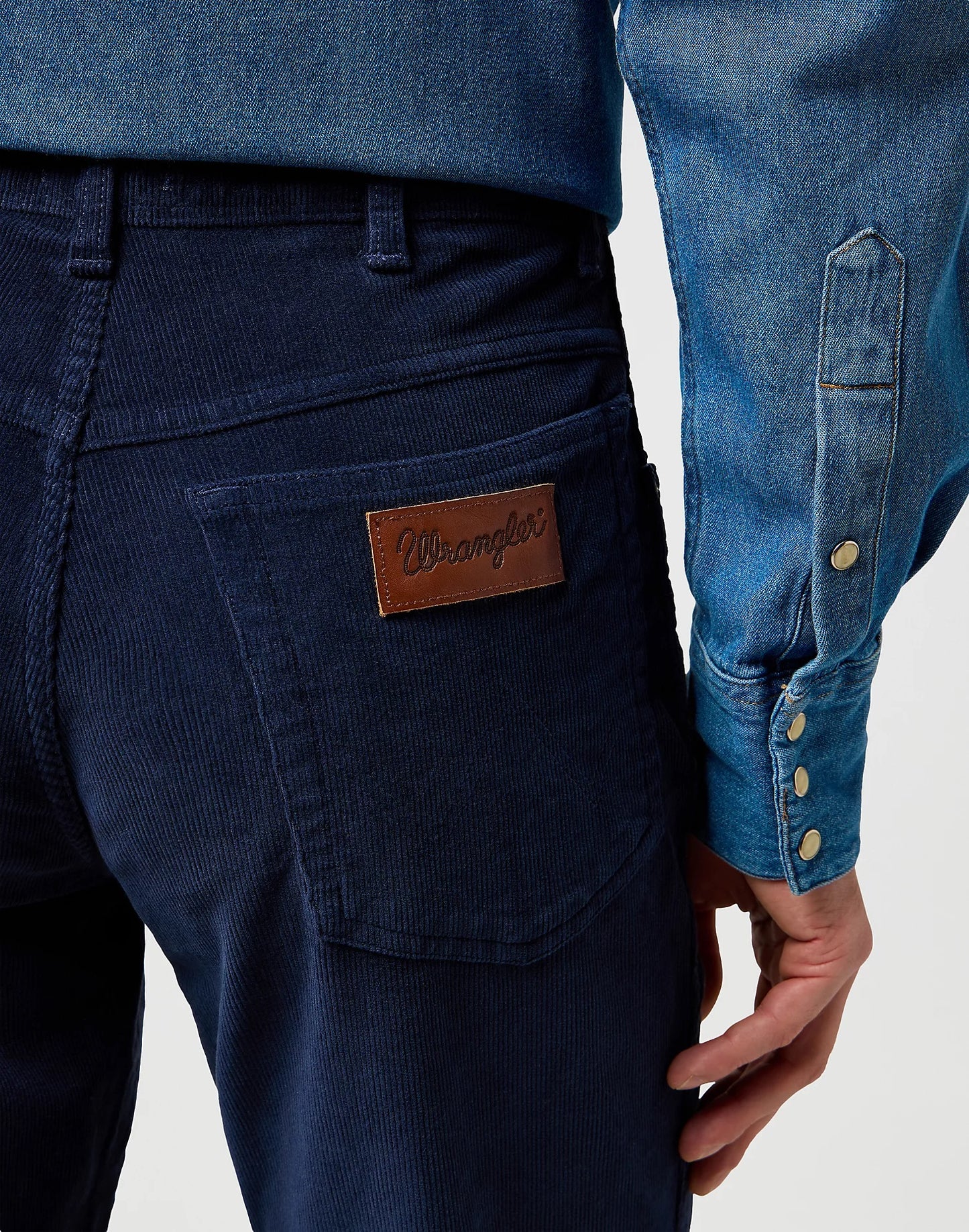 Wrangler Texas Slim Corduroy Jeans 822 - Mood Indigo