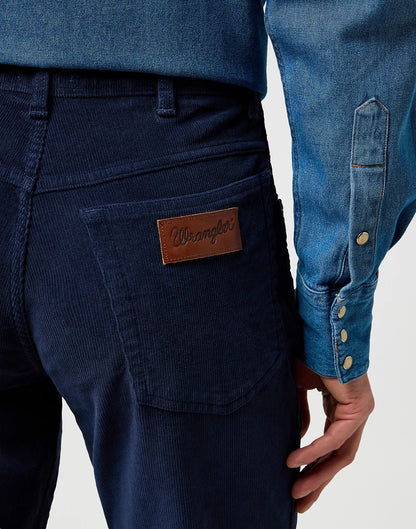 Wrangler Texas Slim Corduroy Jeans 822 - Mood Indigo