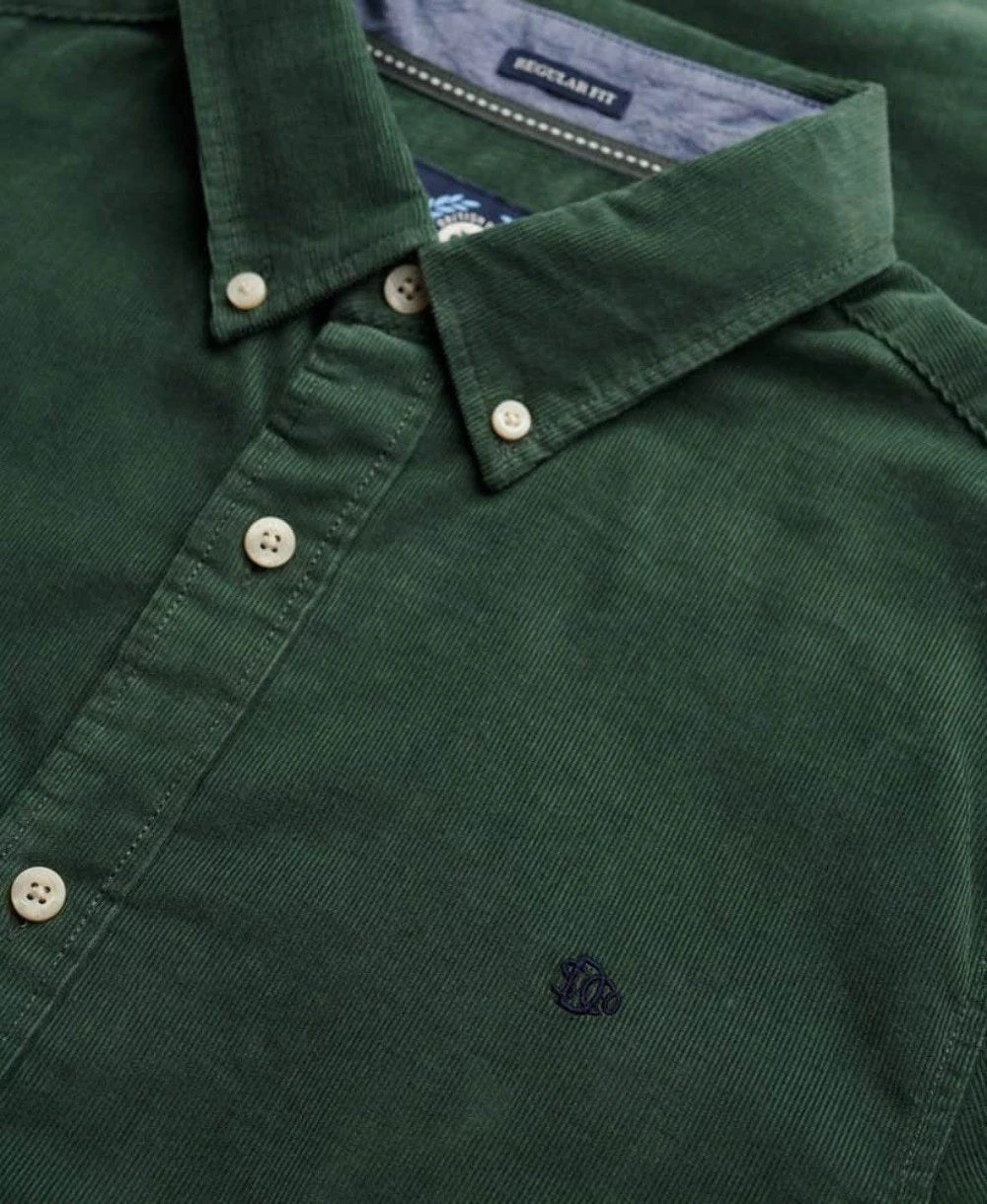 Superdry Classic Needle Cord Shirt - Ice Green