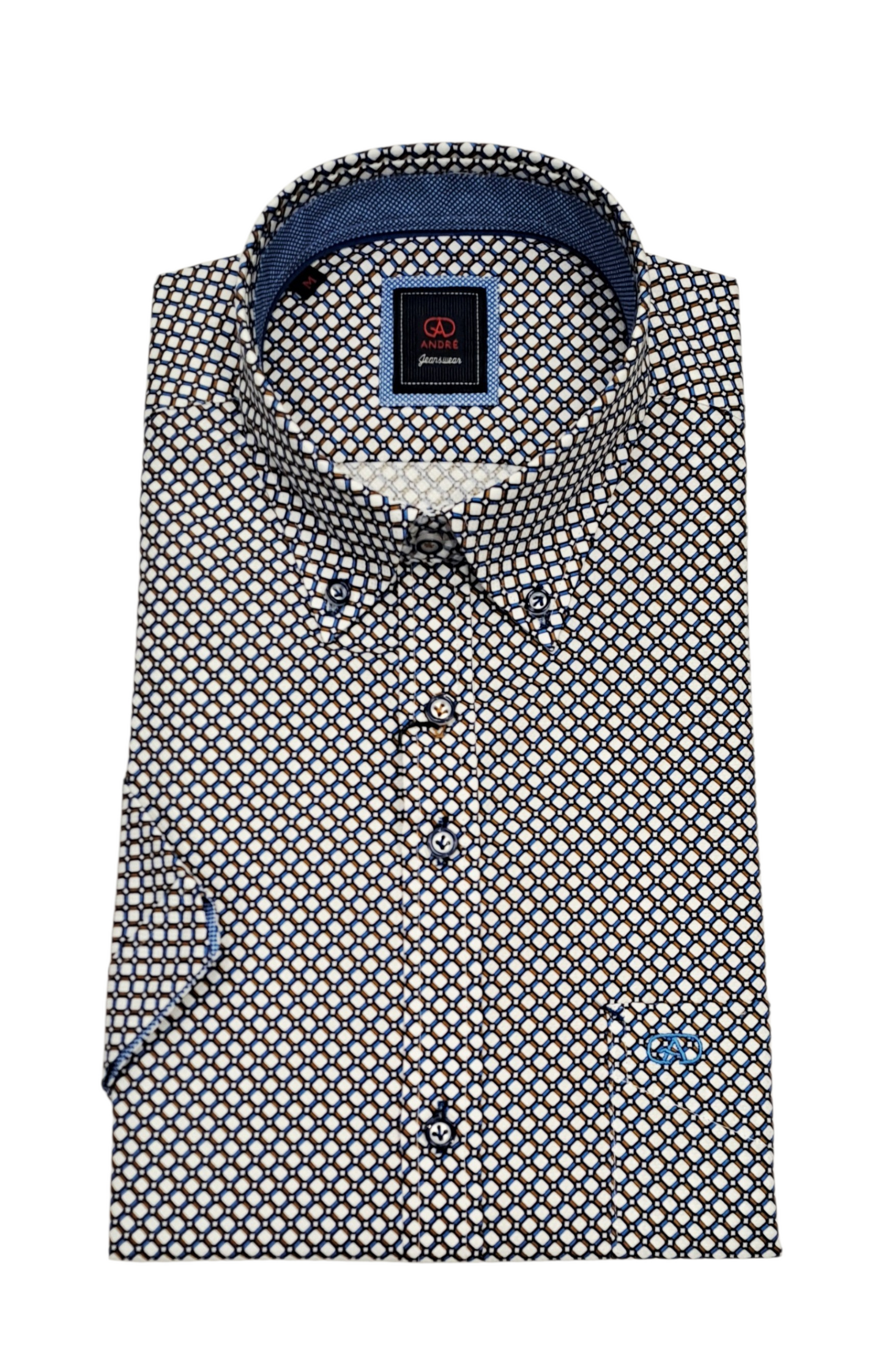 Andre Corrib Short Sleeve Shirt - Beige