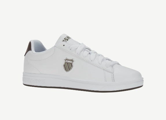 K-Swiss Court Shield Trainer - White/Java/Deep Lichen