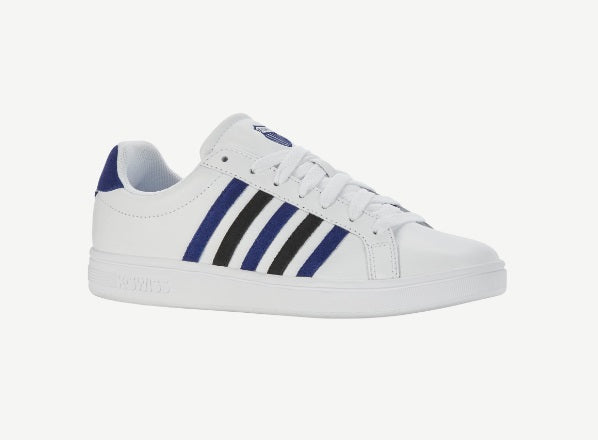 K-Swiss Court Tie Break Trainer - White/Sodalite Blue/Black