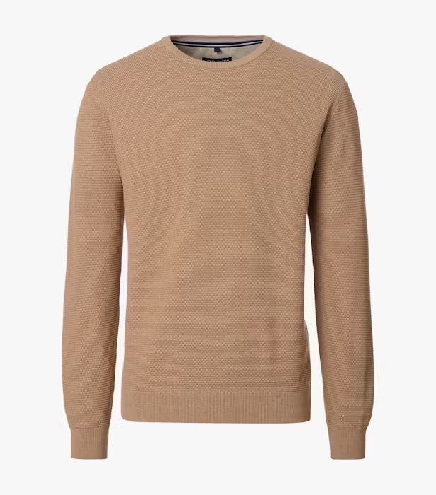 Casa Moda Crew Neck Jumper 630 - Beige