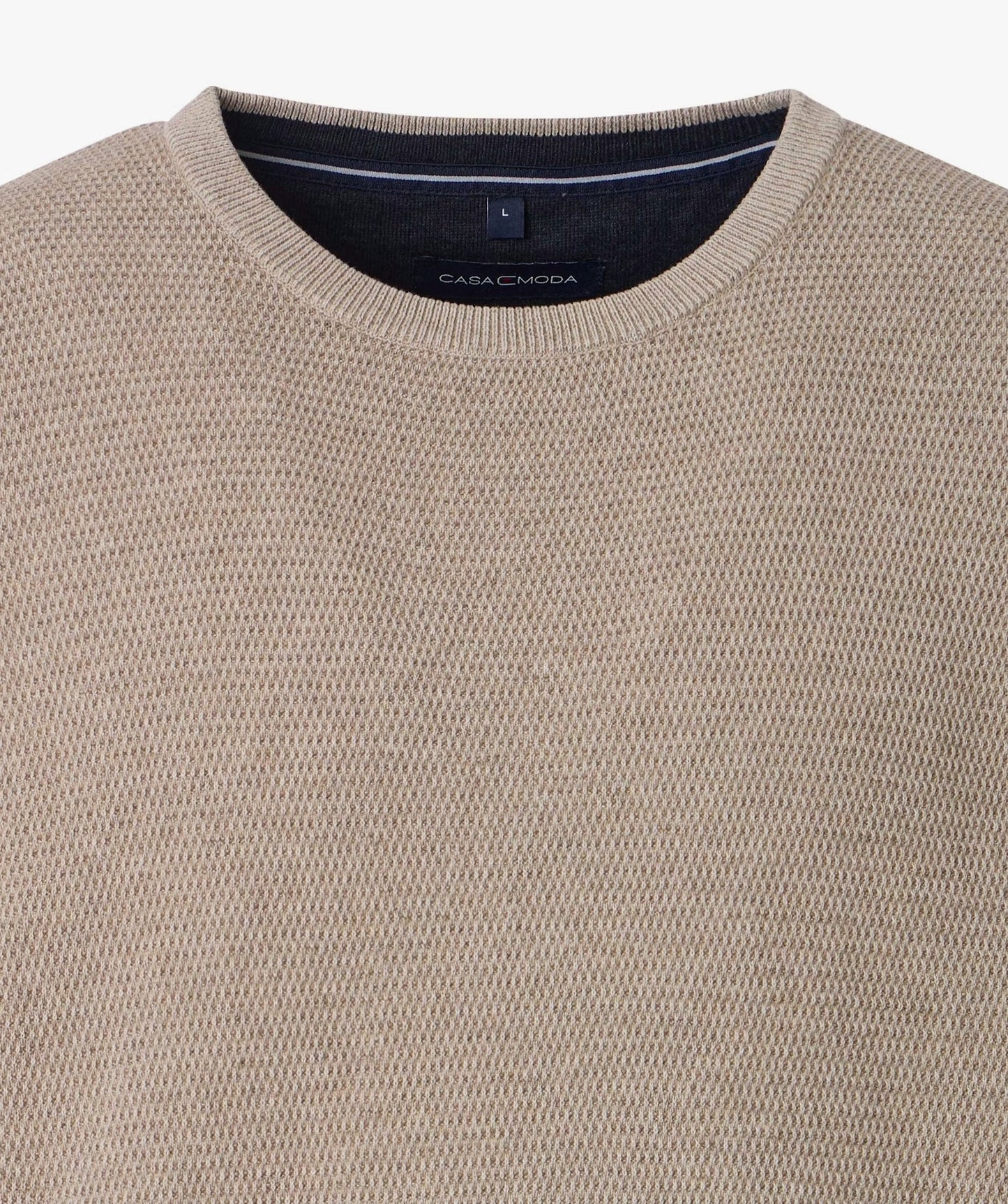 Casa Moda Crew Neck Jumper 663 - Beige