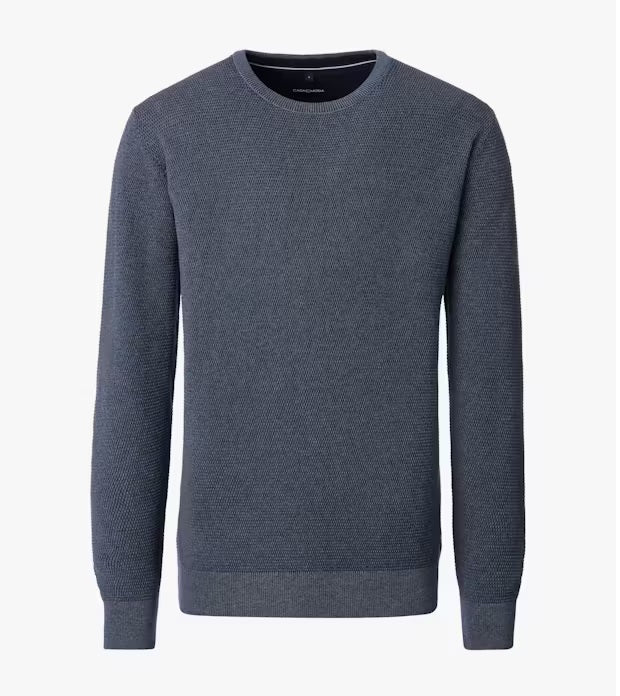 Casa Moda Crew Neck Jumper 741 - Silver