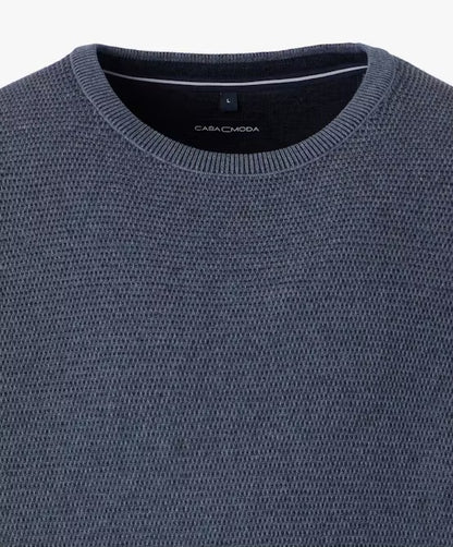 Casa Moda Crew Neck Jumper 741 - Silver