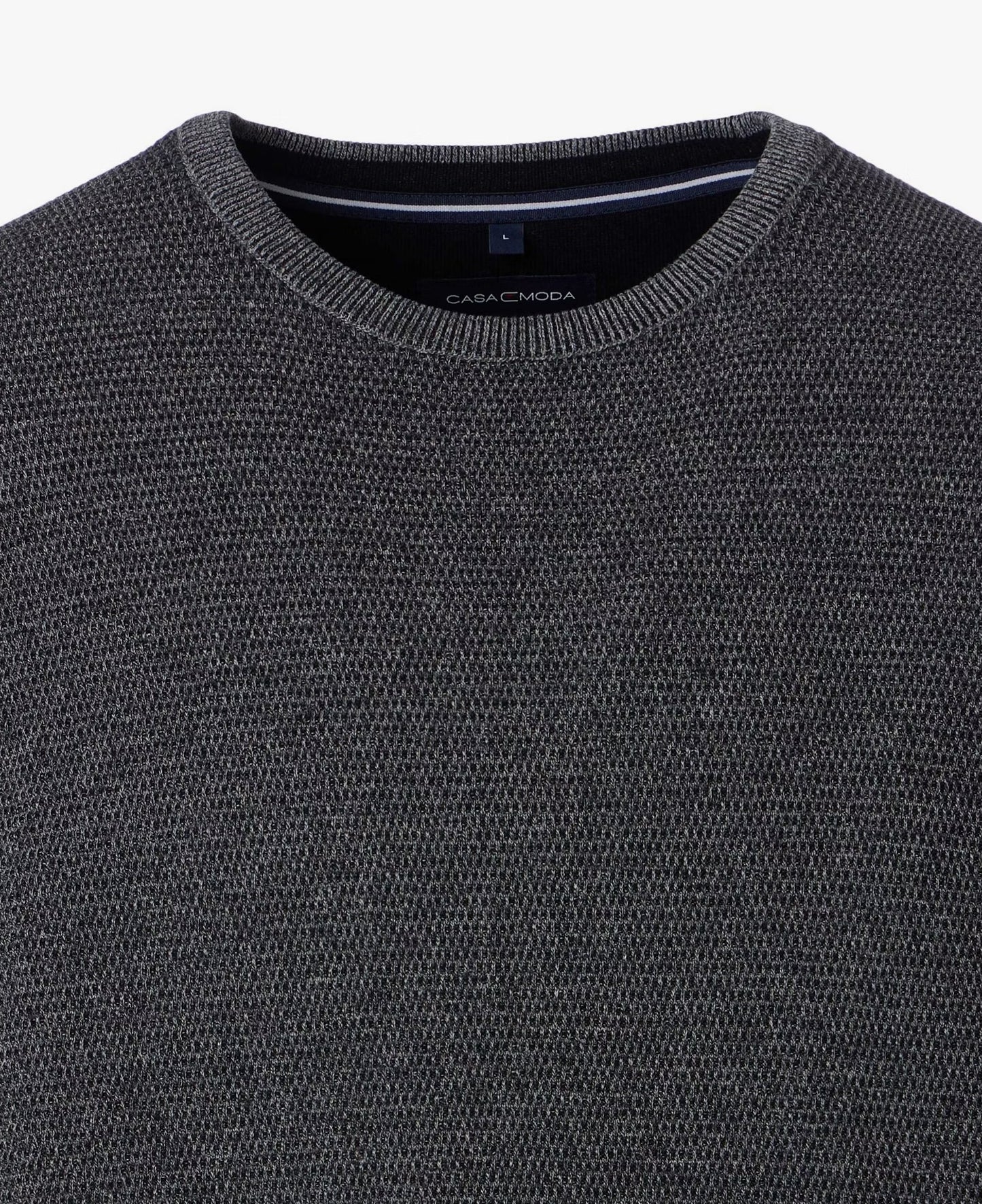 Casa Moda Crew Neck Jumper 783 - Dark Gray