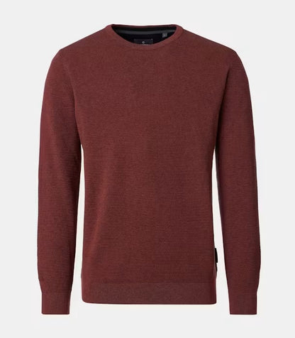 Casa Moda Crew Neck Jumper 491 - Blood Orange
