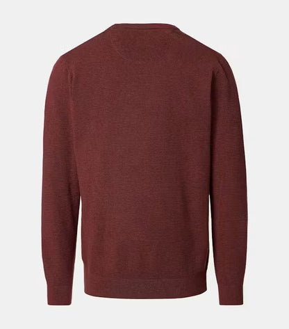Casa Moda Crew Neck Jumper 491 - Blood Orange