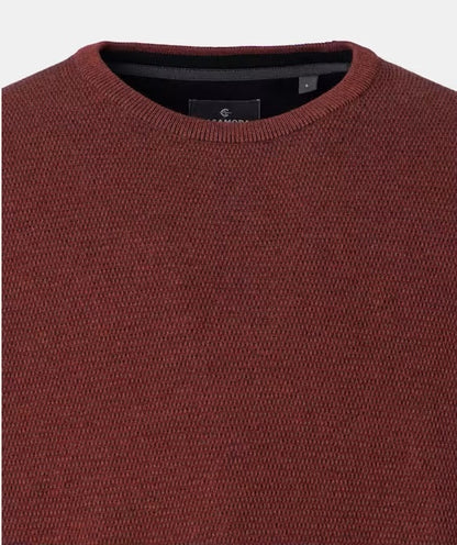 Casa Moda Crew Neck Jumper 491 - Blood Orange