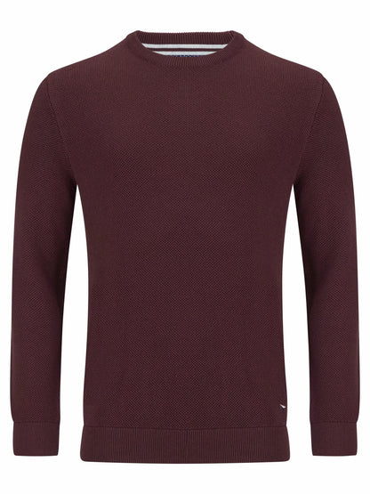 Daniel Grahame Crew Neck sweater 67 - Dark Red